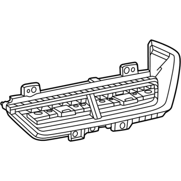 GM 42840527 OUTLET ASM-I/P CTR AIR *GALVANO SILVV