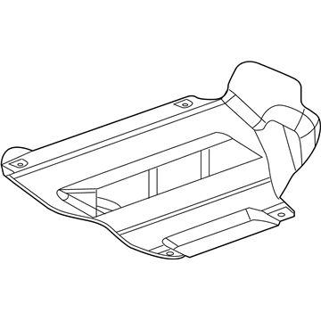 GM 23488327 Shield, Underbody Splash