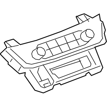 GM 84138221 Heater & Air Conditioner Control Assembly Remote User Interface