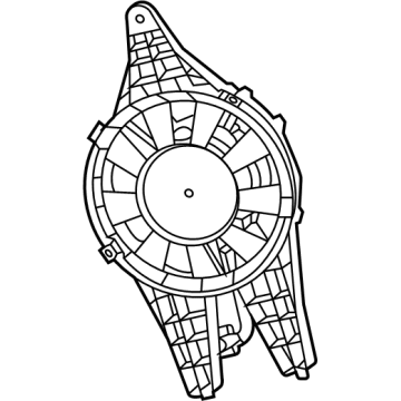 2022 Chevrolet Corvette A/C Condenser Fan - 84910713