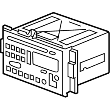 GM 25875834 Radio Assembly, Amplitude Modulation/Frequency Modulation Stereo & Clock & Audio Disc