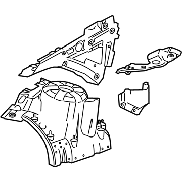 GM 84755796 Extension, Front W/H Pnl