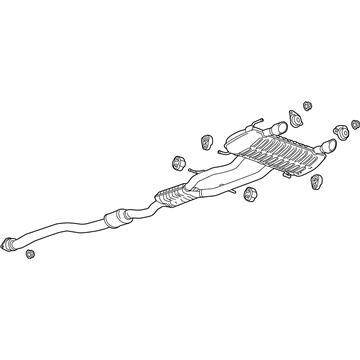 Cadillac ATS Muffler - 19418966