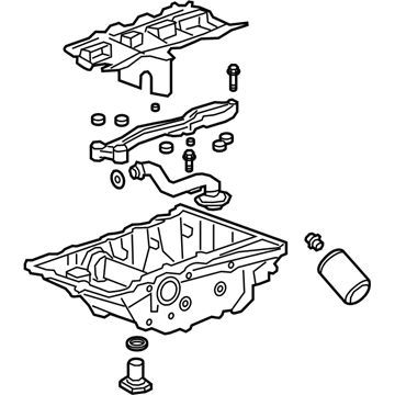 2019 Cadillac CT6 Oil Pan - 12700106