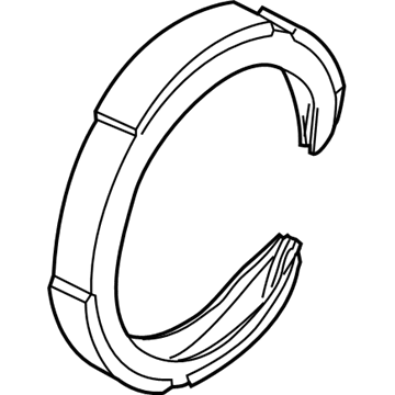 Chevrolet Corvette Parking Brake Shoe - 12455804