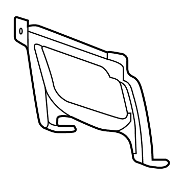 GM 84392043 Bracket, Front Bpr Fascia Lwr