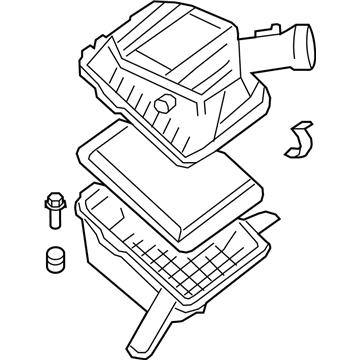 2010 GMC Canyon Air Filter - 22756988