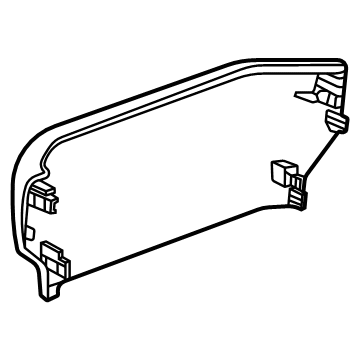 GM 84573264 Panel Assembly, F/Flr Cnsl Compt Frt Tr *Jet Black