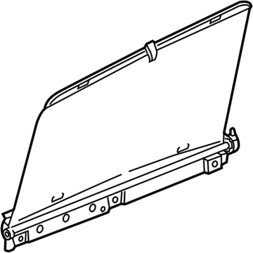 GM 22795215 Sunshade,Rear Side Door Window Inside