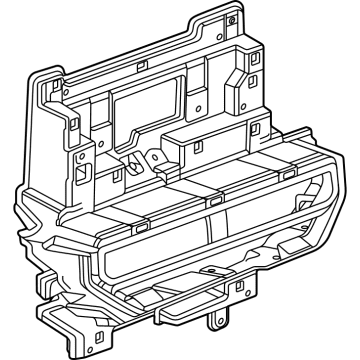 GM 85664681 BRACKET-I/P CTR AIR OTLT *PIANO BLACK