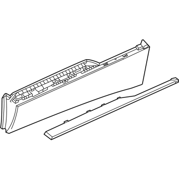 GM 84828710 MOLDING ASM-RR S/D *BLACK