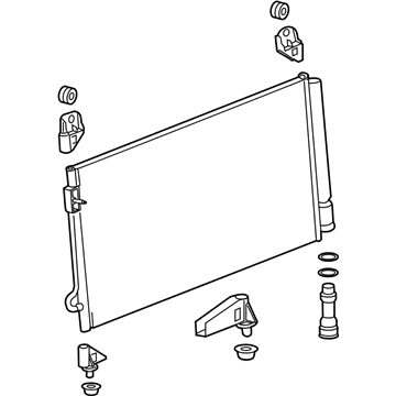 Chevrolet Silverado A/C Condenser - 85145962