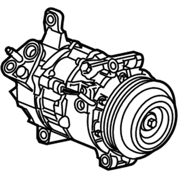 2017 GMC Sierra A/C Compressor - 84730848