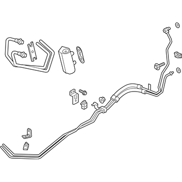 GM 85563684 PIPE ASM-TRANS FLUID CLR INL & OTLT