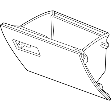 GM 85121719 Door Assembly, I/P Compt *Black