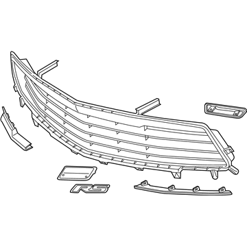 GM 84102025 Grille Assembly, Front Lower