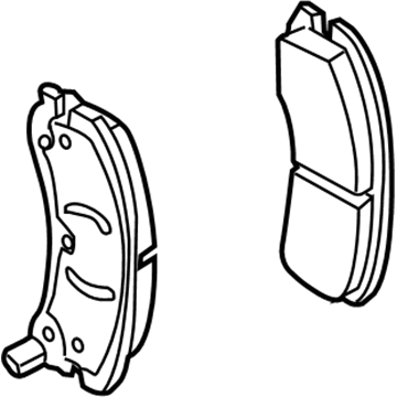 2009 Cadillac STS Brake Pad - 19421287