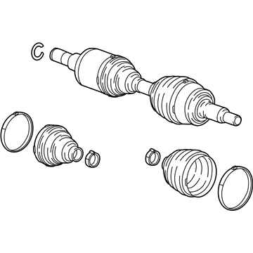 2022 Chevrolet Colorado Axle Shaft - 85597875