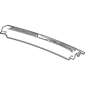 GM 23233507 Molding Assembly, Lift Gate Sill Garnish *Shale