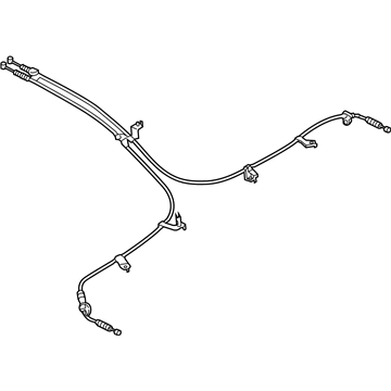 2015 Chevrolet City Express Parking Brake Cable - 19316530