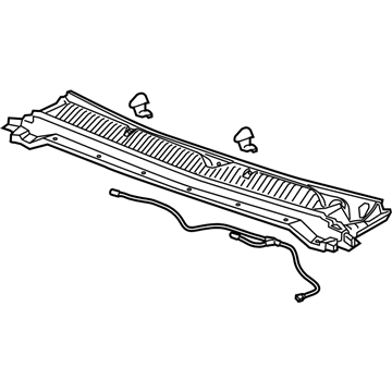 GM 22897423 Panel Assembly, Air Inlet Grille (Center) *Black