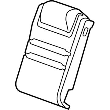 GM 19123029 PAD, Rear Seat Back