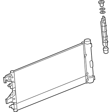 2024 Chevrolet Silverado A/C Condenser - 87823303