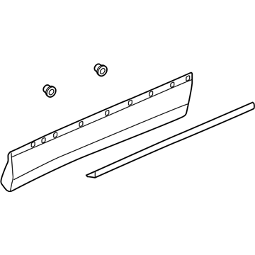 GM 84647210 Molding Assembly, Front S/D Lwr *Black