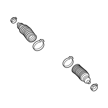 GM 23214221 Boot Kit, Steering Gear