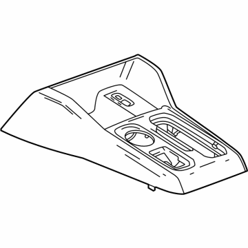 GM 87859265 PLATE ASM-F/FLR CNSL ACSRY TR *JET BLACK