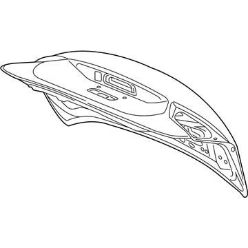 GM 84209473 Lid Assembly, Rear Compartment