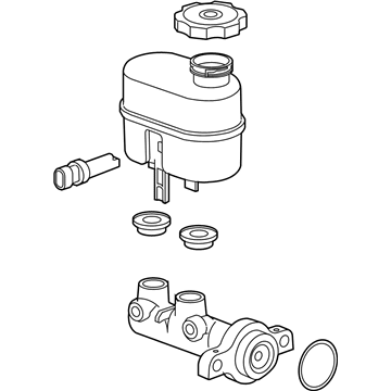 2018 Chevrolet Silverado Brake Master Cylinder - 84826642