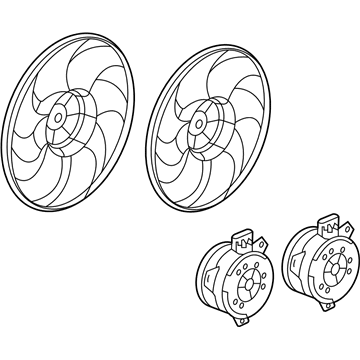 2020 Buick Regal Fan Motor - 84000792