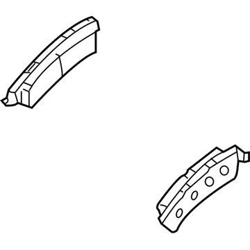 2018 Chevrolet Suburban Brake Pad - 87827068