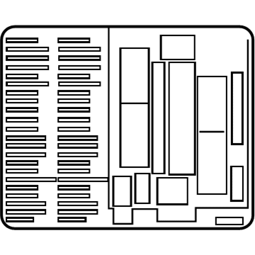 GM 84721470 Label, Rear Body Fuse Blk