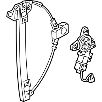 Chevrolet Spark Window Regulator - 95394098