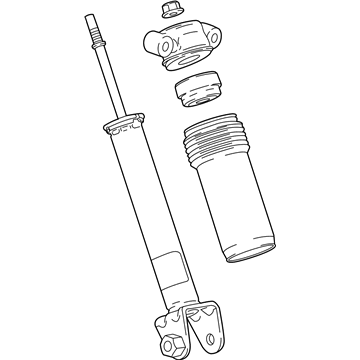 2017 Chevrolet Corvette Shock Absorber - 84513885