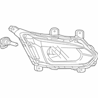 Chevrolet Equinox Fog Light - 23375568 Lamp Assembly, Front Fog