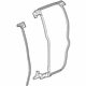 GM 84234301 Weatherstrip Assembly, Rear Side Door (Door Side)