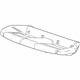 GM 23461373 Pad Assembly, Rear Seat Cushion