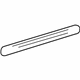 GM 15033292 Sealing Strip,Rear Side Door Window Inner