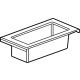 GM 84717528 Liner, F/Flr Cnsl Rr Stow *Jet Black