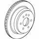 GM 84309171 Rotor, Rear Brk (Coated)