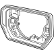 GM 87845727 BEZEL-O/S RR VIEW MIR HSG