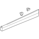 GM 42810323 MOLDING ASM-FRT S/D LWR