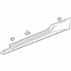 GM 25946499 Molding Assembly, Rocker Panel *Service Primer