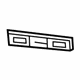 GM 22908497 Plate, Front Grille Emblem Backing