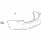 GM 23378126 Rear Bumper, Cover Upper *Service Primer