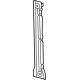 GM 42734527 BRACE-FRT BPR FASCIA SUPT OTR