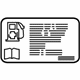 GM 84089673 Label, Fuel Cap Information